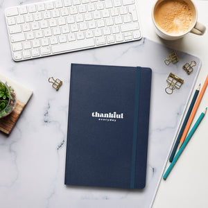 "Thankful Every Day" – Gratitude-Inspired Hardcover Bound Notebook