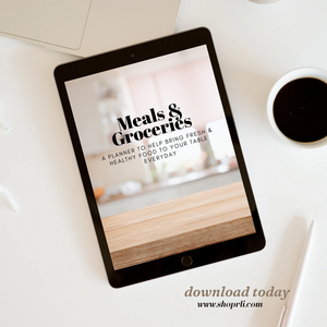 Meals & Grocery Digital Planner