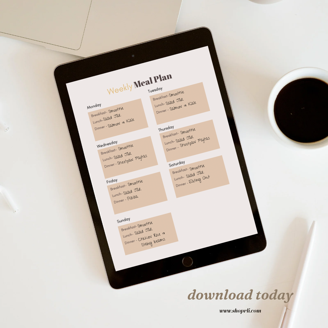 Meals & Grocery Digital Planner