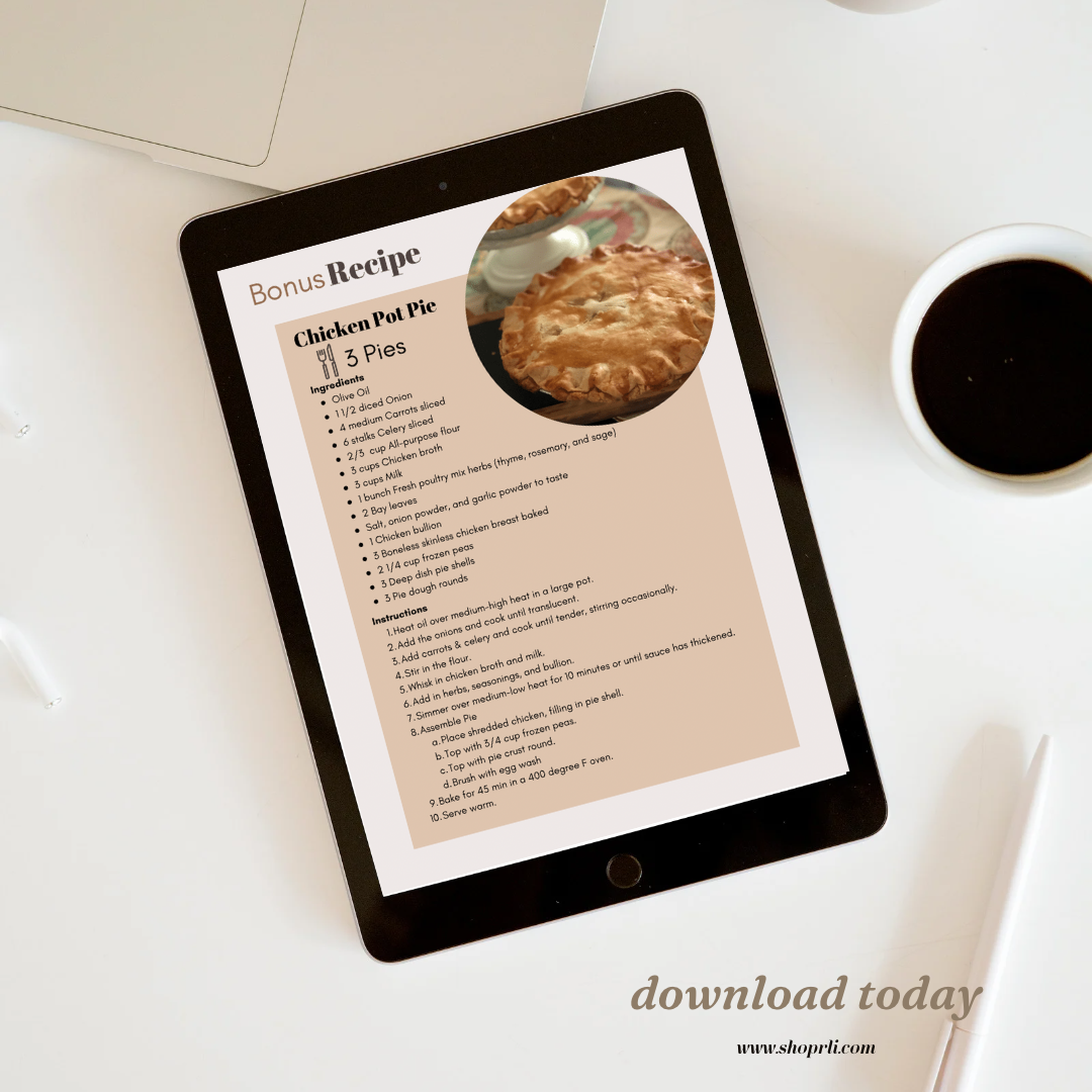 Meals & Grocery Digital Planner