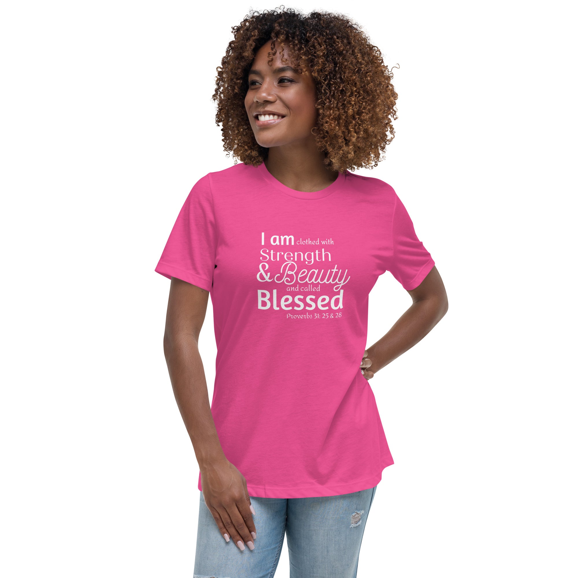 Proverbs 31 Tee - Clothed & Called - Women's Relaxed T-Shirt