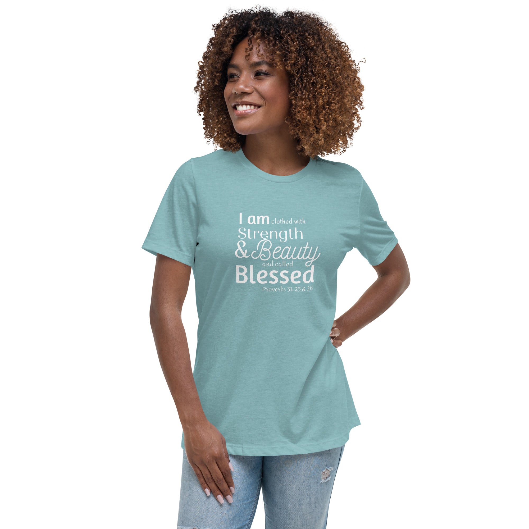 Proverbs 31 Tee - Clothed & Called - Women's Relaxed T-Shirt