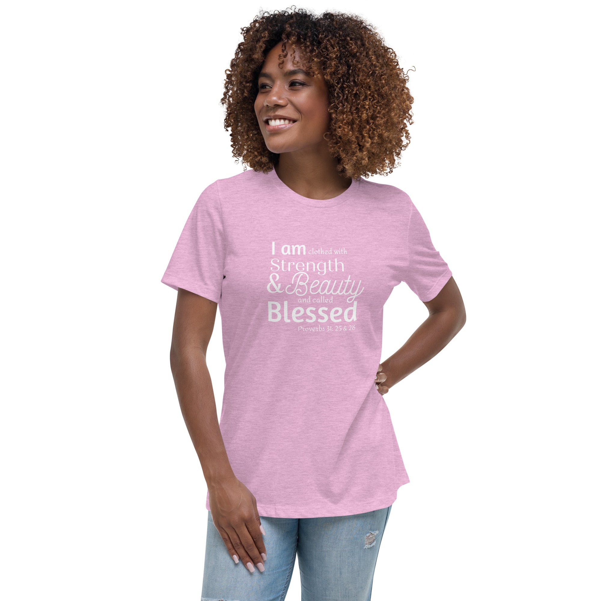 Proverbs 31 Tee - Clothed & Called - Women's Relaxed T-Shirt