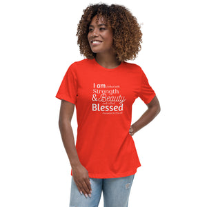 Proverbs 31 Tee - Clothed & Called - Women's Relaxed T-Shirt